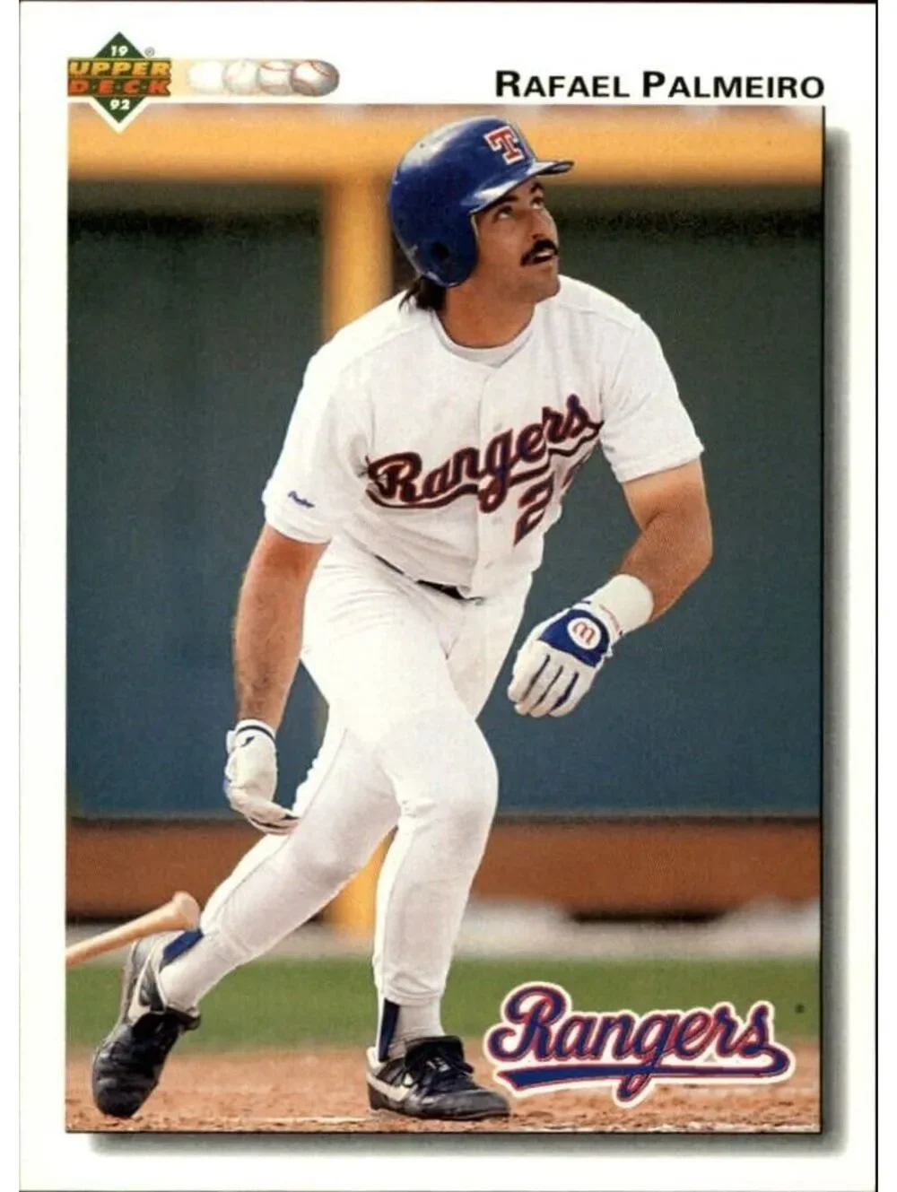 Rafael Palmeiro 1992 Upper Deck MLB #223 Baseball Card Texas Rangers